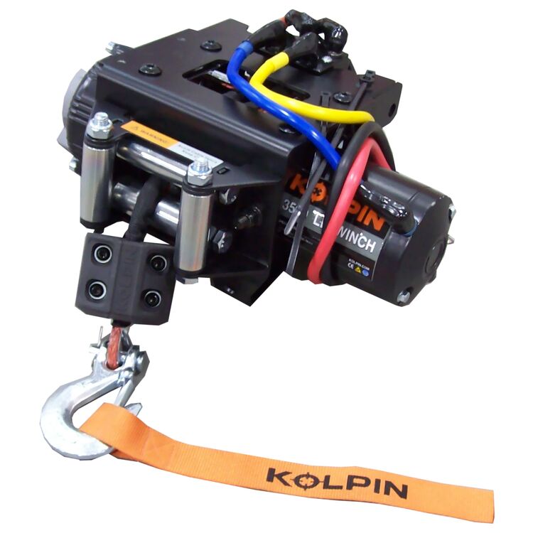 Kolpin Outdoors Quick Mount Synthetic Cable Winch 3500lb Polaris Sportsman 2021