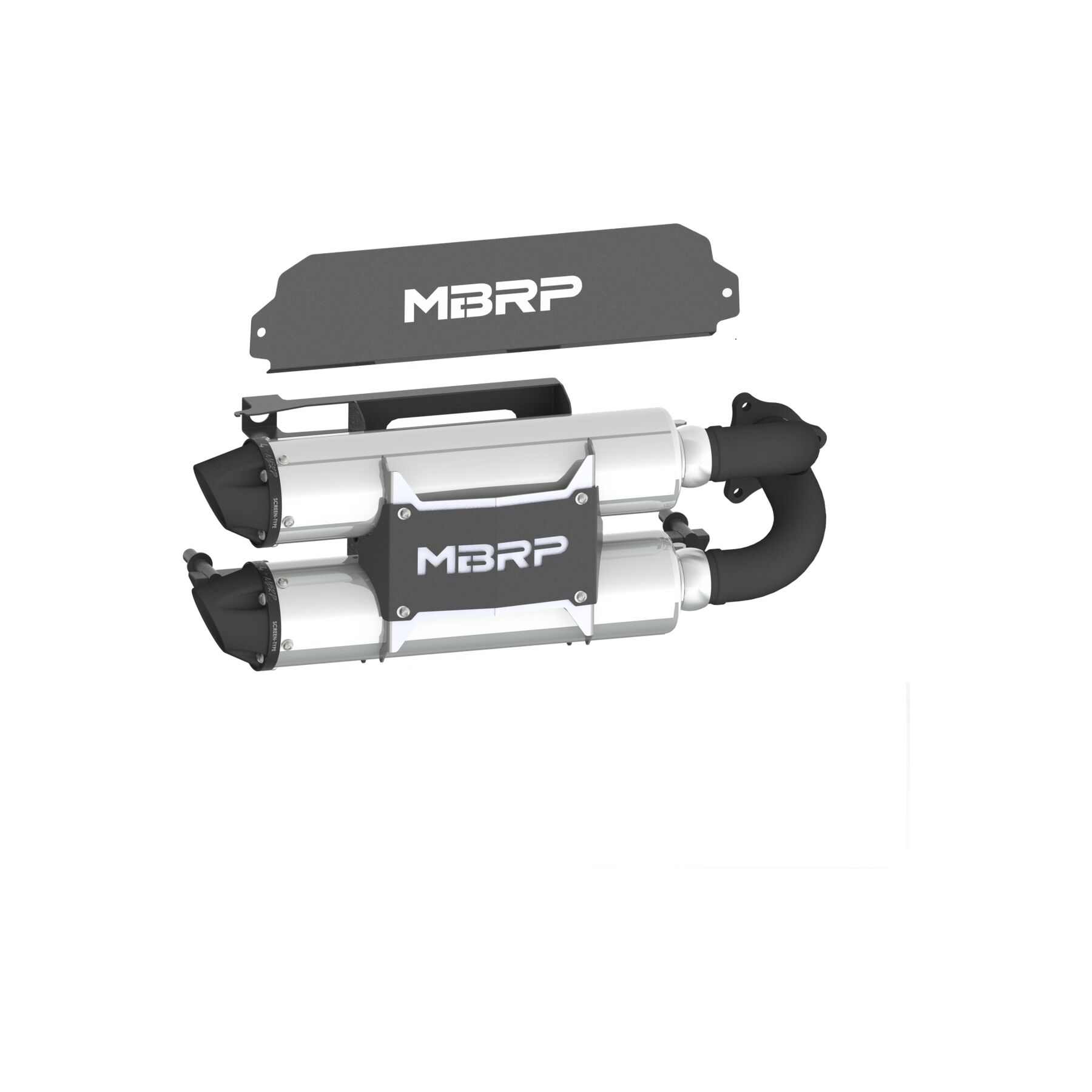 MBRP Dual Performance Slip-On Exhaust Polaris RZR Pro XP 2020-2024