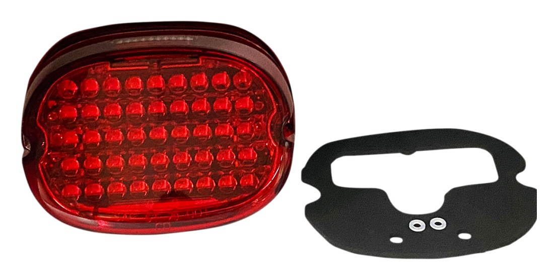 Custom Dynamics Low Profile LED Taillight For Harley 1999-2025 Red Without License Plate Window