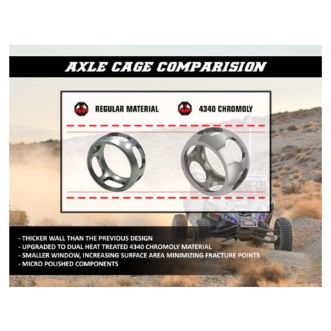 Demon Powersports HD Rear Axle Lifted Polaris Scrambler / Sportsman 2010-2022