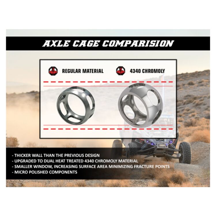 Demon Powersports HD Rear Axle Lifted Polaris Scrambler / Sportsman 2010-2022