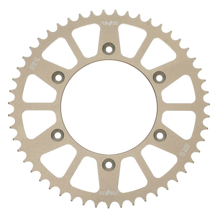 Sunstar Rear Aluminum Sprocket Kawasaki KX80 / KX85 / KX100 19862021