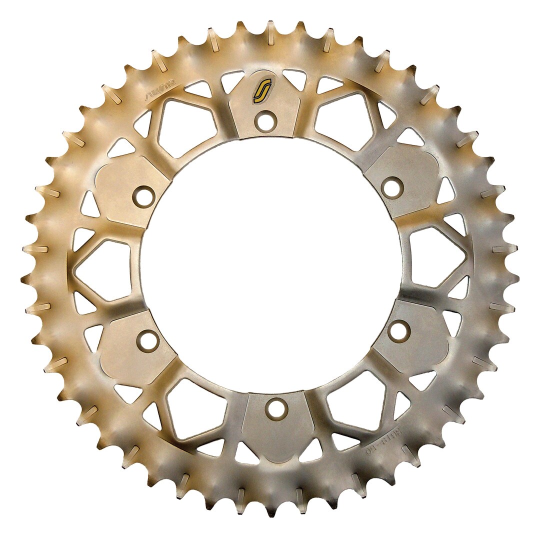 Sunstar Rear Works-Z Steel Sprocket - RevZilla