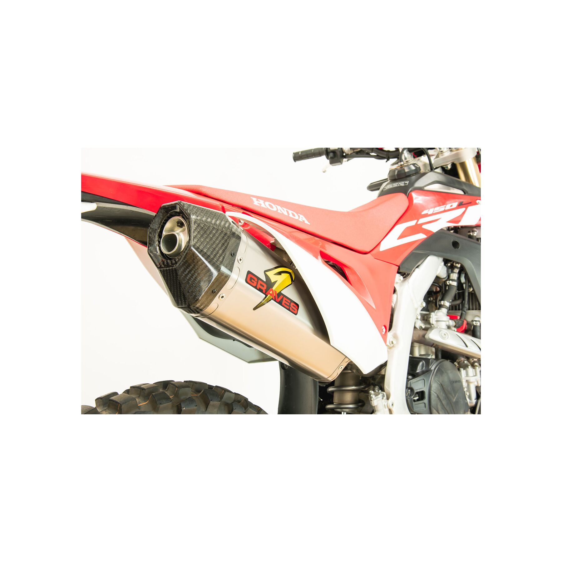 Graves Titanium Exhaust System Honda CRF450L / RL / X 2019-2026