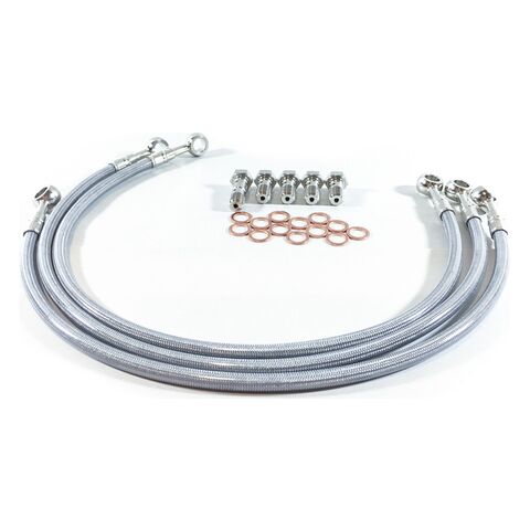 GBrakes ATV / UTV Front Brake Lines Yamaha Raptor 660R 700R / SE 2001-2012