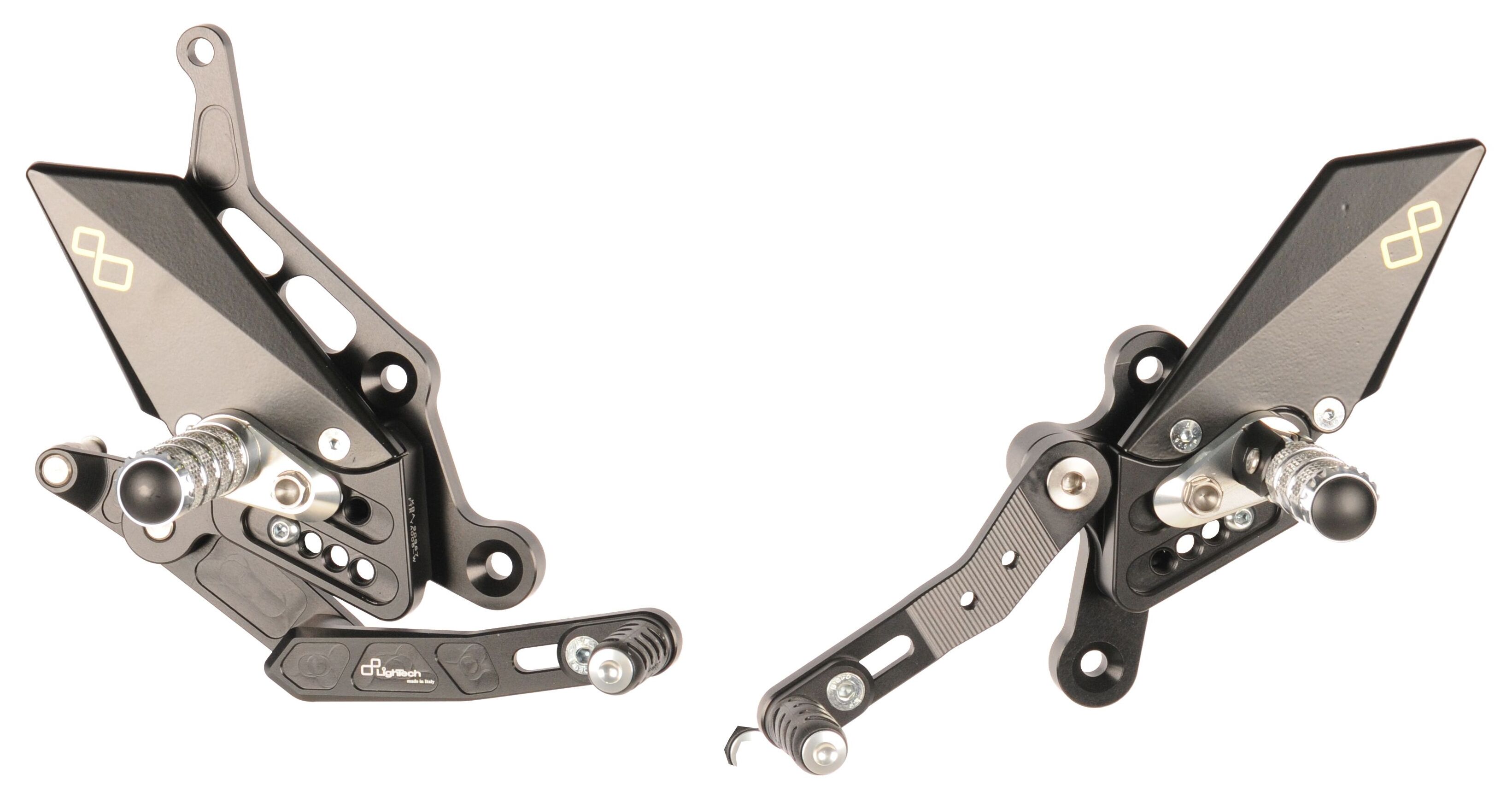 Lightech Track System Rearsets Yamaha FZ07 / MT07 / XSR700 RevZilla