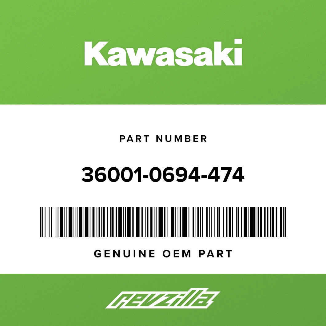Kawasaki 36001-0694-474 COVER-SIDE, LH, G.SILVER - RevZilla