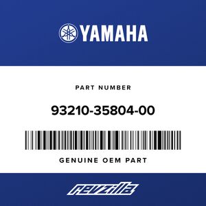 Yamaha 93210-35804-00 O-RING - RevZilla