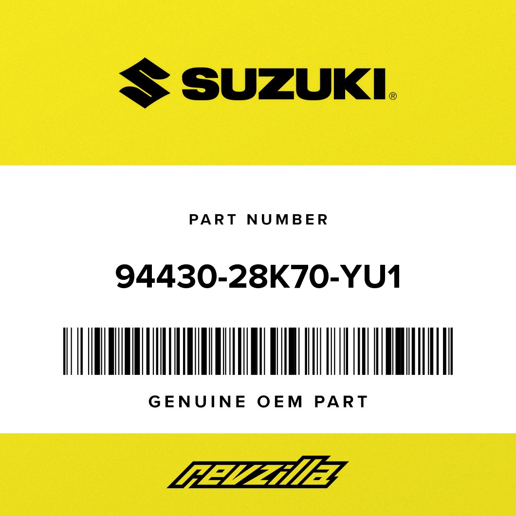 Suzuki 94430-28K70-YU1 COVER, SIDE COWL, L (YELLOW) - RevZilla 