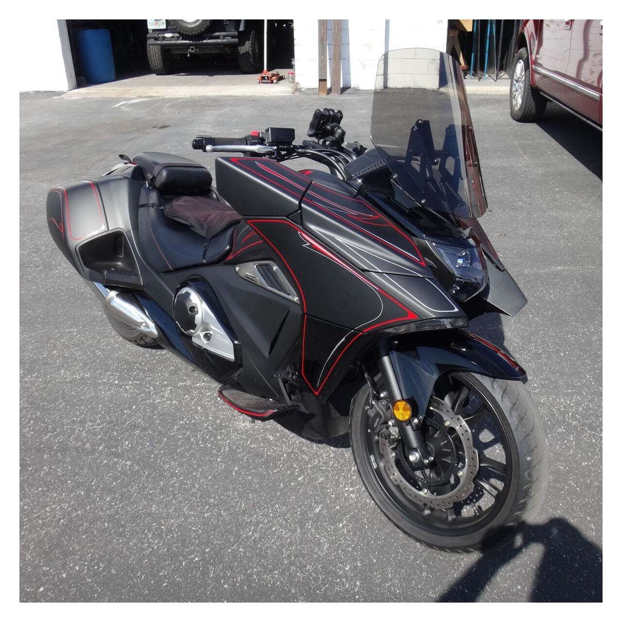 MadStad Engineering Adjustable Windshield System Honda NM4 2014