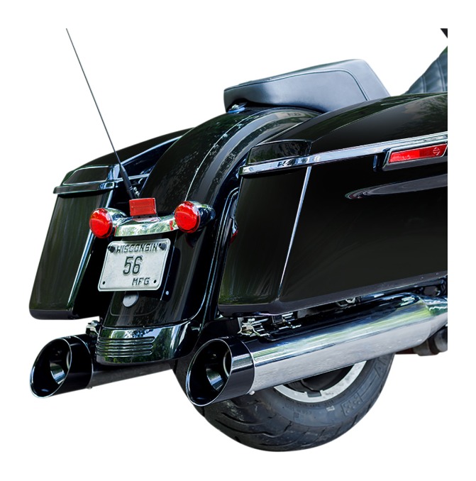 S&S Cycle MK45 4.5" Cutlass Slip-On Mufflers For Harley Touring 1996-2016 N/A