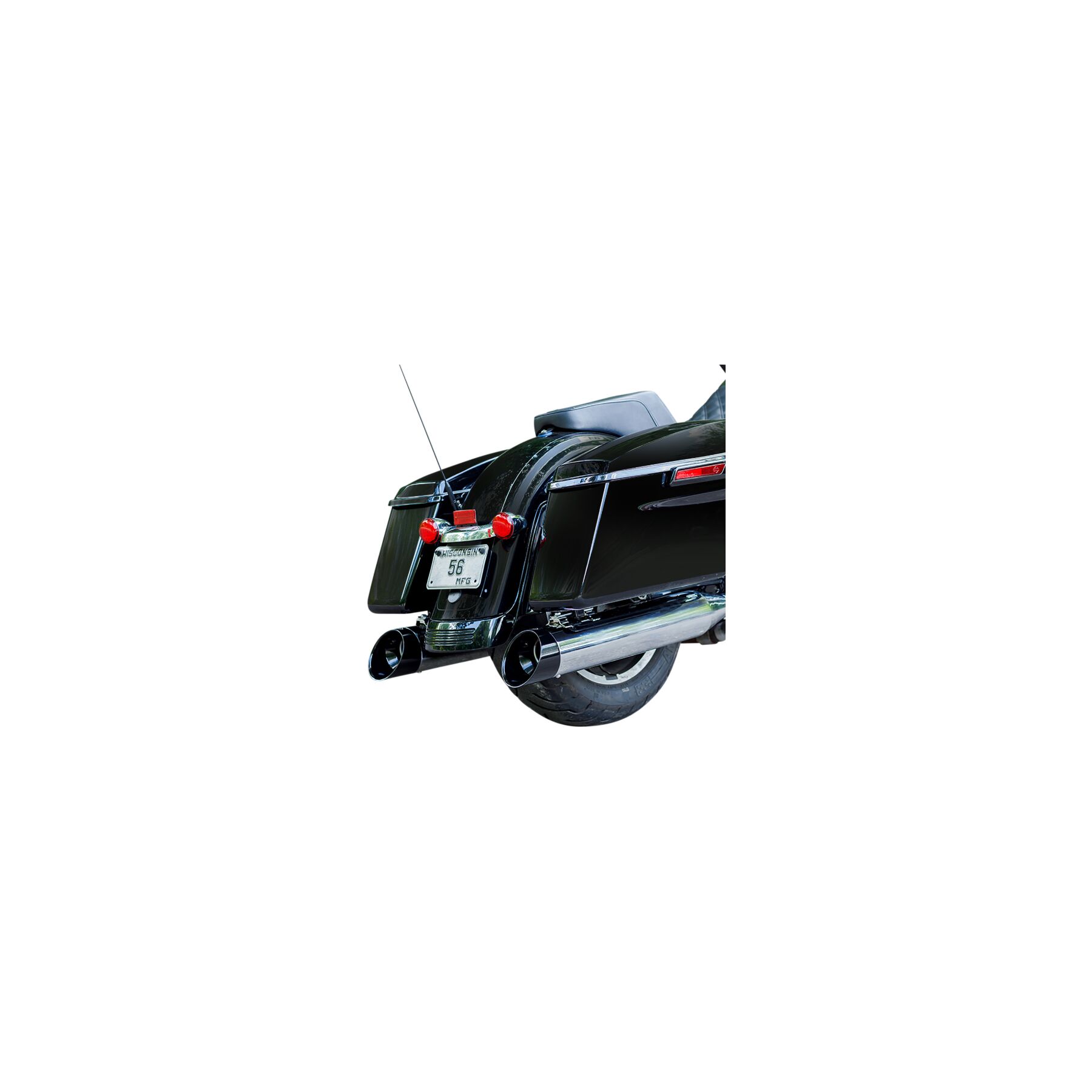 S&S Cycle MK45 4.5 Cutlass Slip-On Mufflers For Harley Touring 1996-20