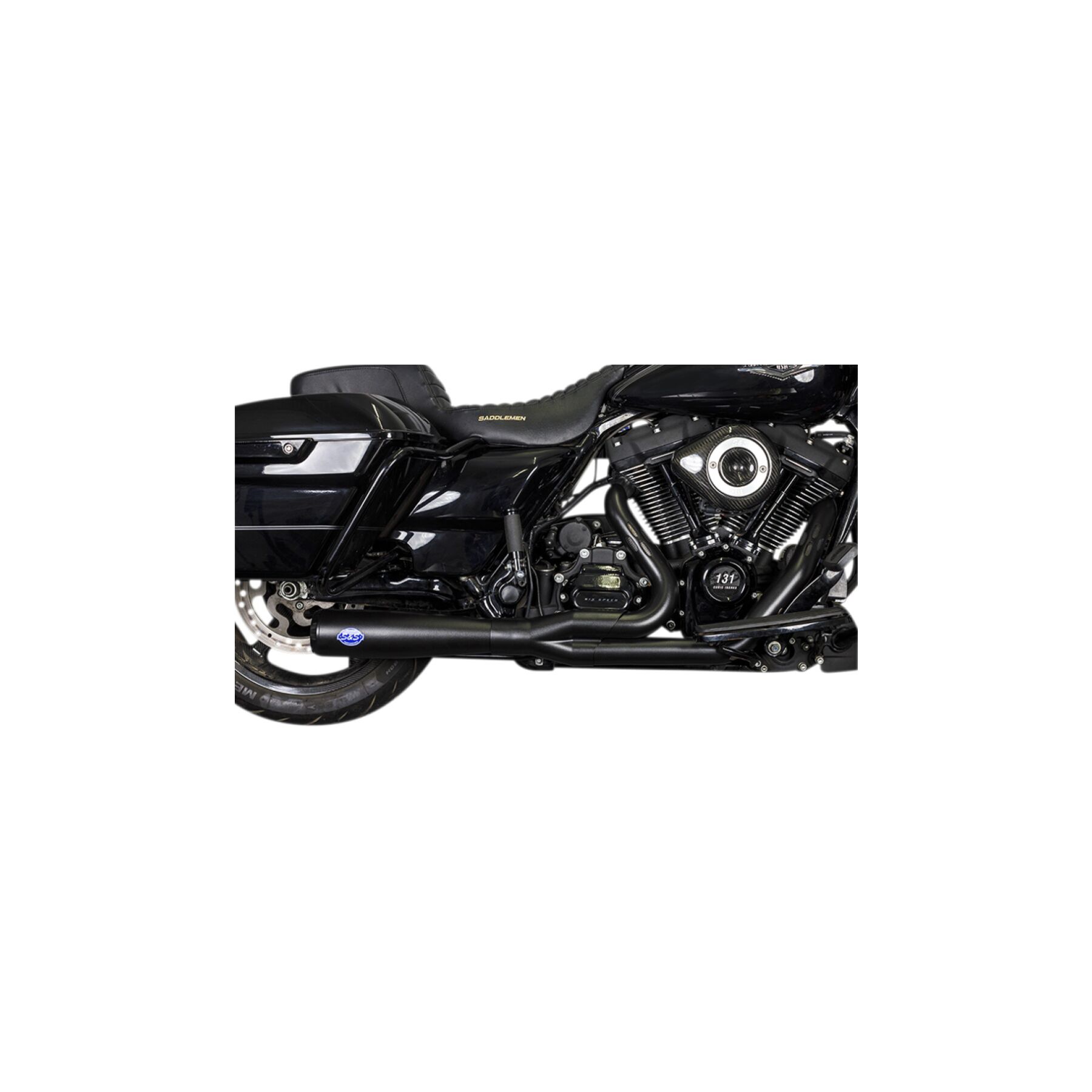 S&S Cycle Diamondback 2-1 Race Only Exhaust System For Harley Touring