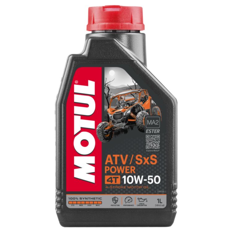 Motul Power 4T 10W50 ATV / UTV Engine Oil - 1 Liter
