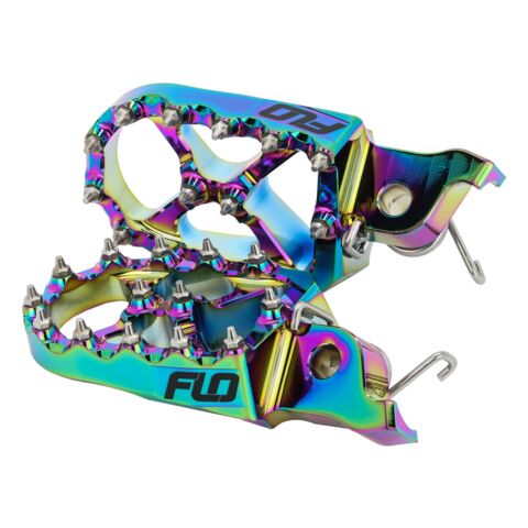 Flo Motorsports Pro Series Foot Pegs Kawasaki / Suzuki 65cc-112cc 1998-2026
