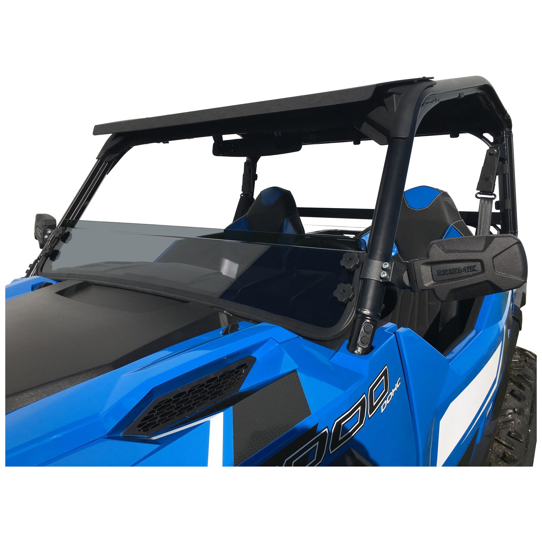 Spike Tinted Half Windshield Polaris General 1000 2016-2024