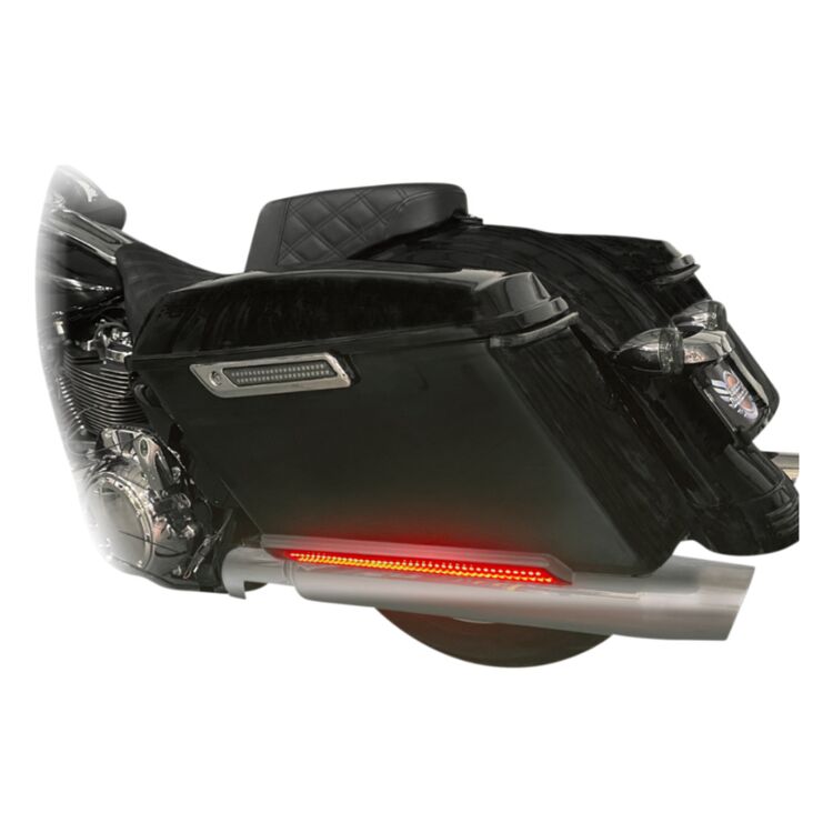 Custom Dynamics Lower Saddle Bag Side Marker Lights For Harley Touring 2014-2024 Smoke