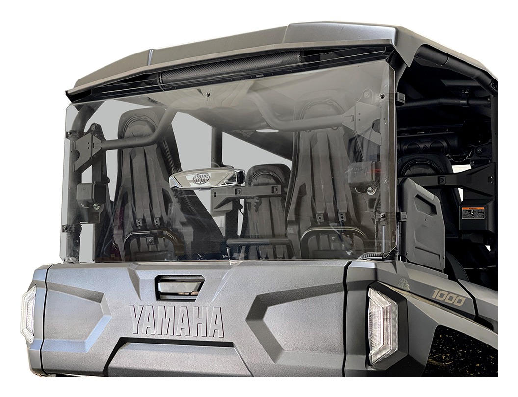 Spike Vented Rear Windshield Yamaha Wolverine X4 / RMAX4 2021-2025 N/A