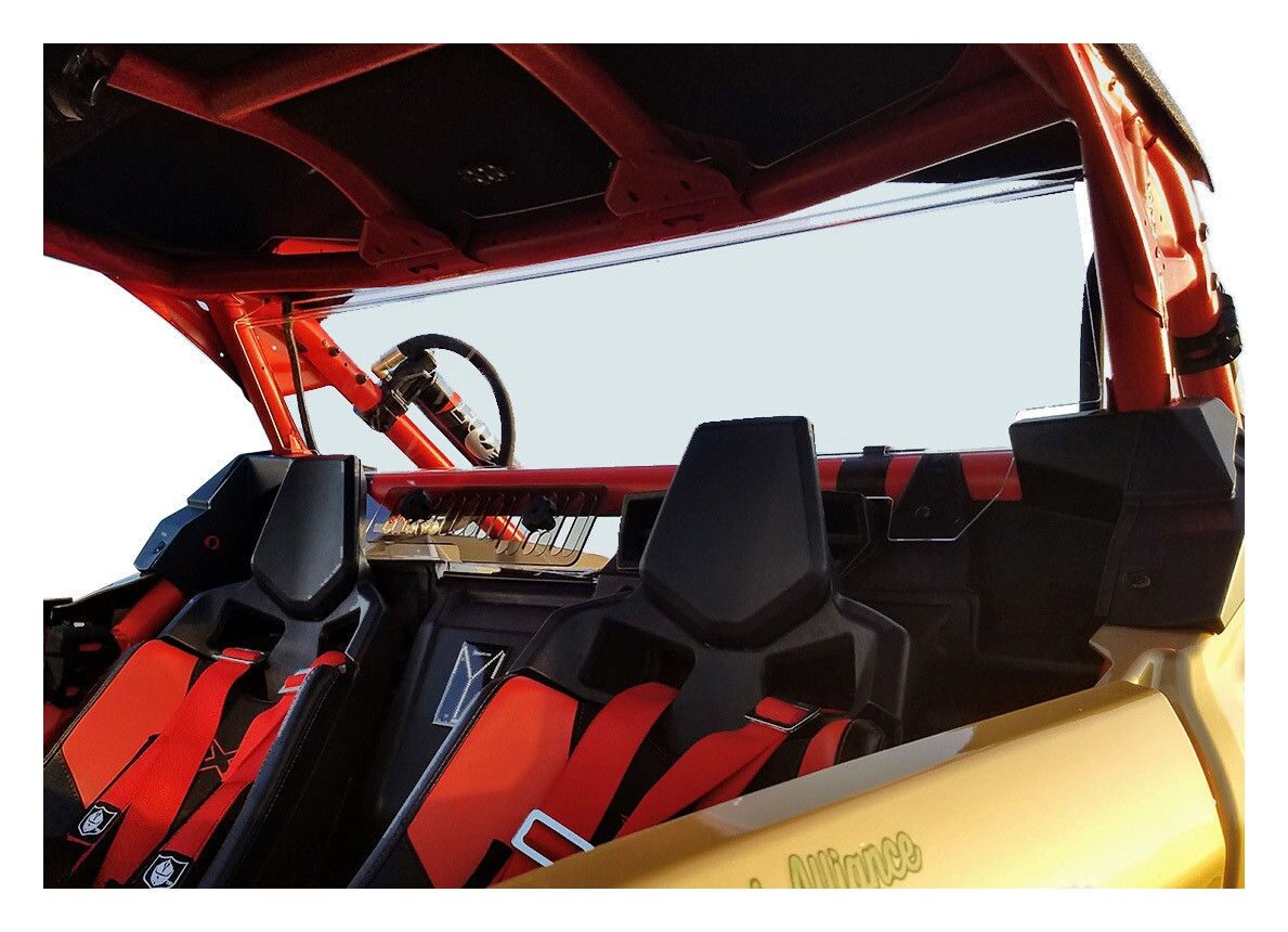 Spike Vented Rear Windshield Can-Am Maverick X3 / MAX 2017-2024 N/A