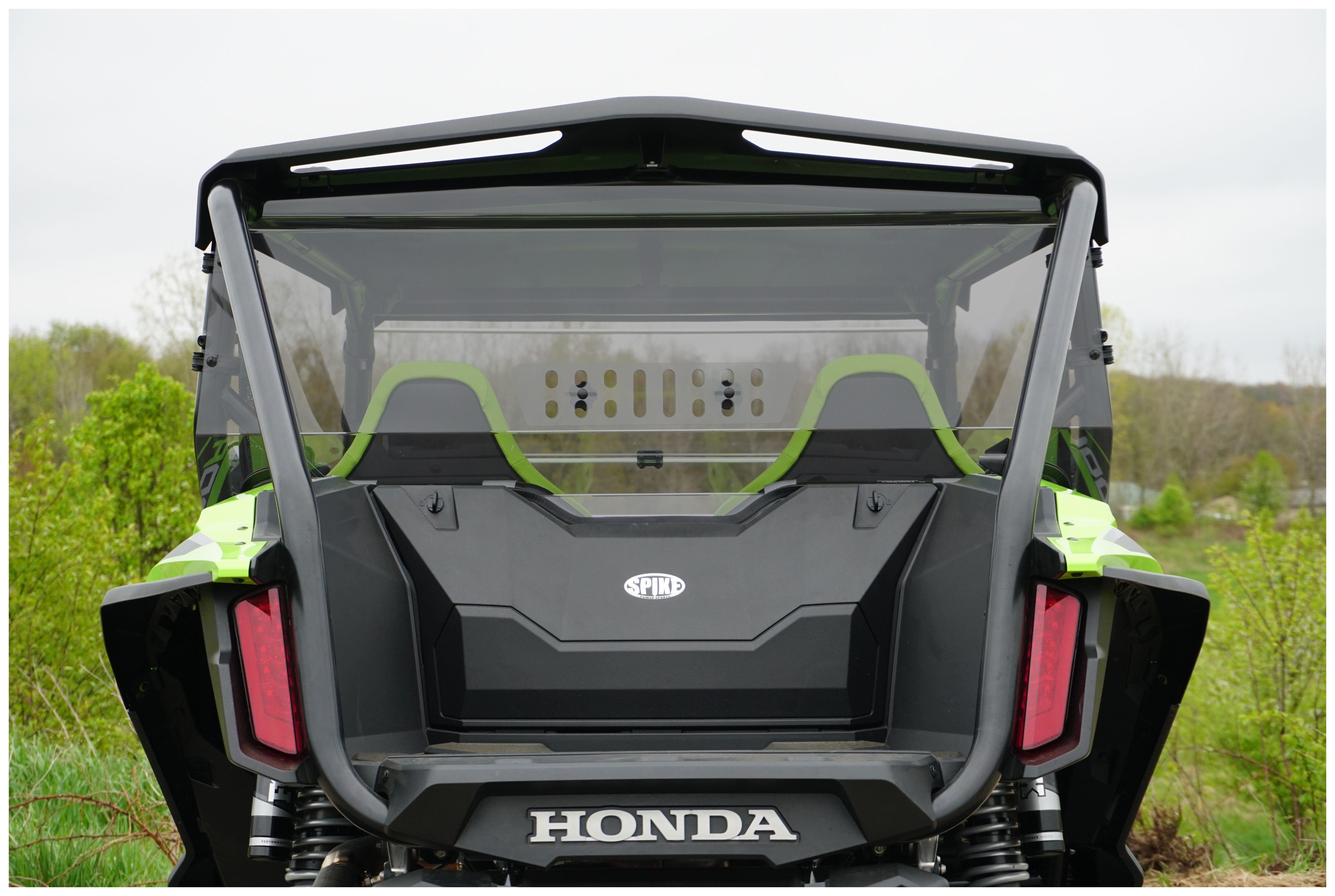 Spike Vented Rear Windshield Honda Talon 1000R / X 2020-2021 N/A