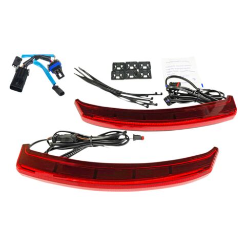 Custom Dynamics Low Profile Bagz Saddle Bag Lights For Indian Chieftain / Dark Horse 2020-2025
