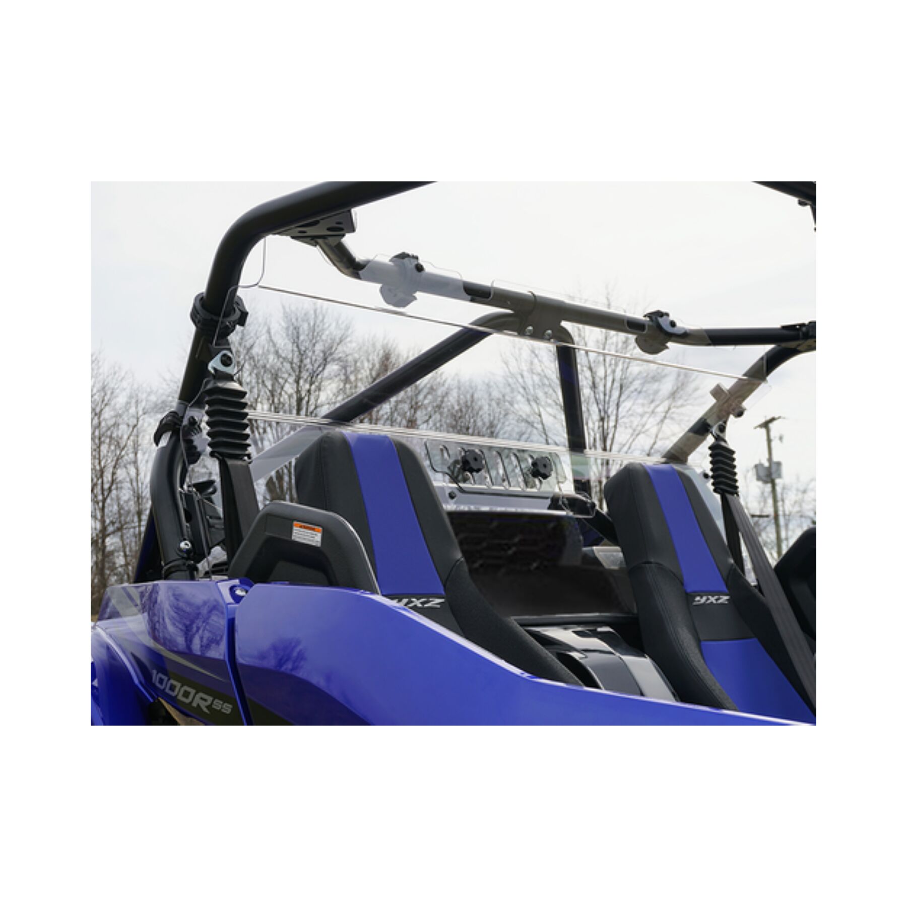 Spike Vented Rear Windshield Yamaha YXZ1000R 2019-2025