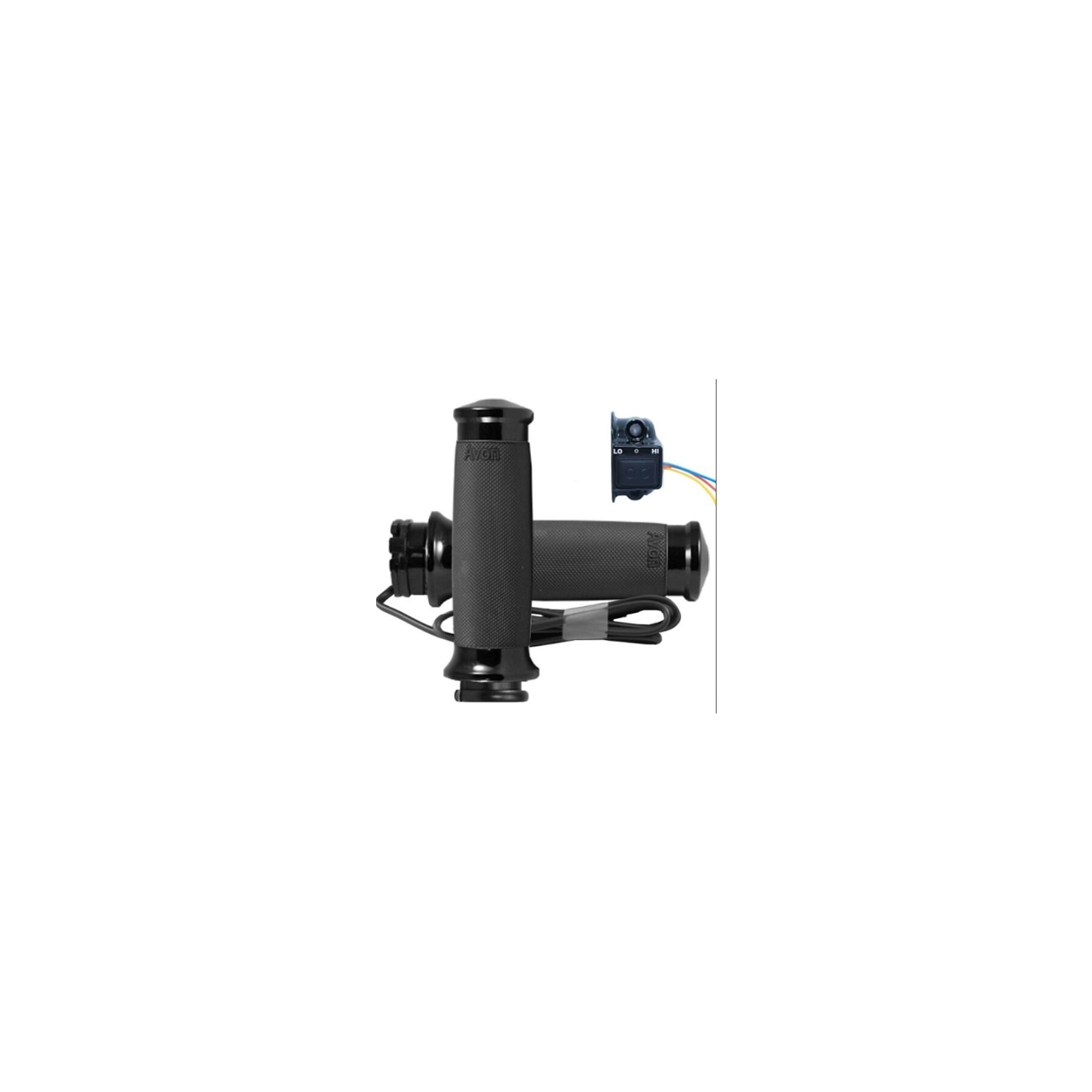 Avon Custom Contour Heated Grips For Harley With Dual Cable Throttle