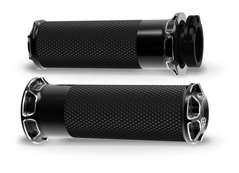Arlen Ness Fusion Beveled Grips For Harley - RevZilla