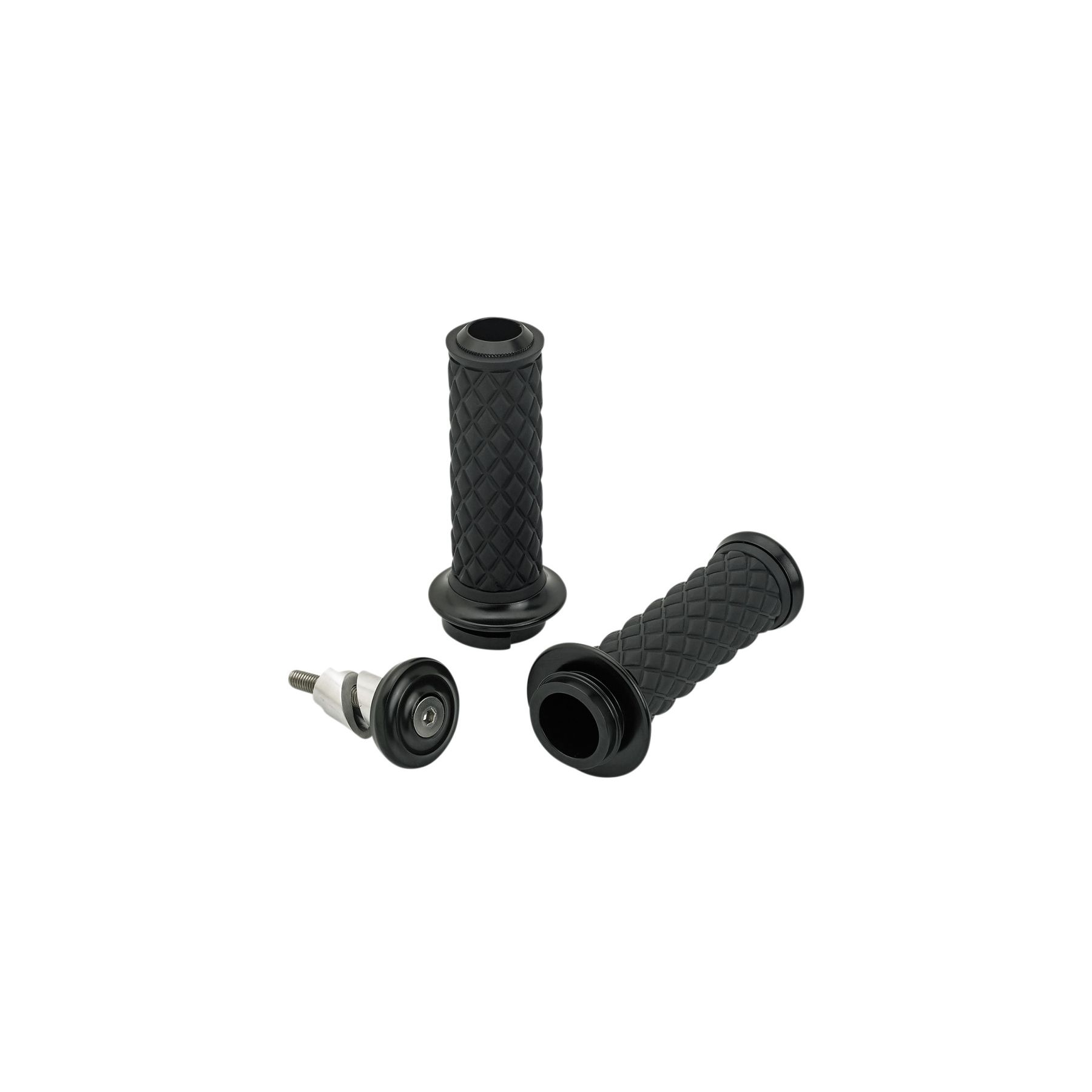 Biltwell Alumicore Grips For Harley With Dual Cable Throttle