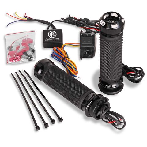 Performance Machine Apex Heated Grips For Harley With Dual Cable Throttle