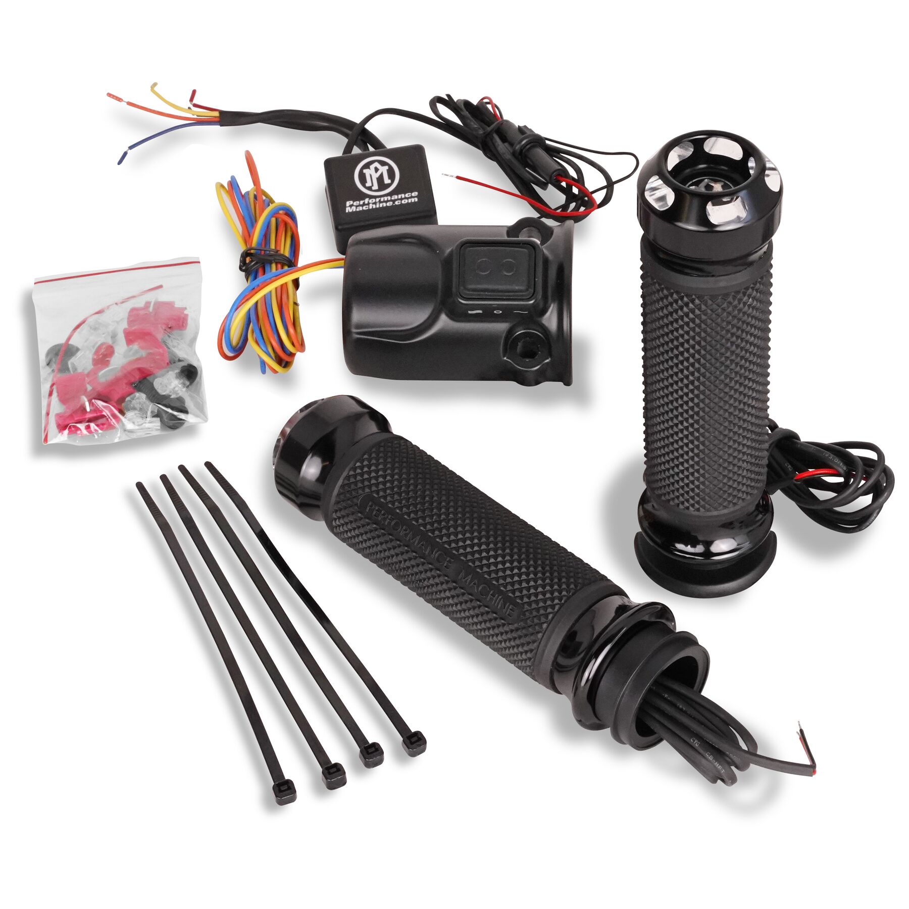 Performance Machine Apex Heated Grips For Harley Road Glide 2015-2024