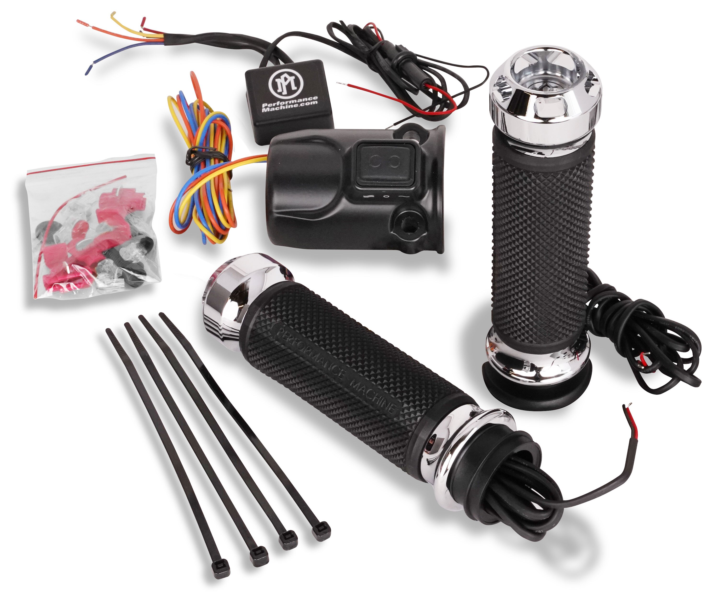 Performance Machine Apex Heated Grips For Harley Road Glide 2015