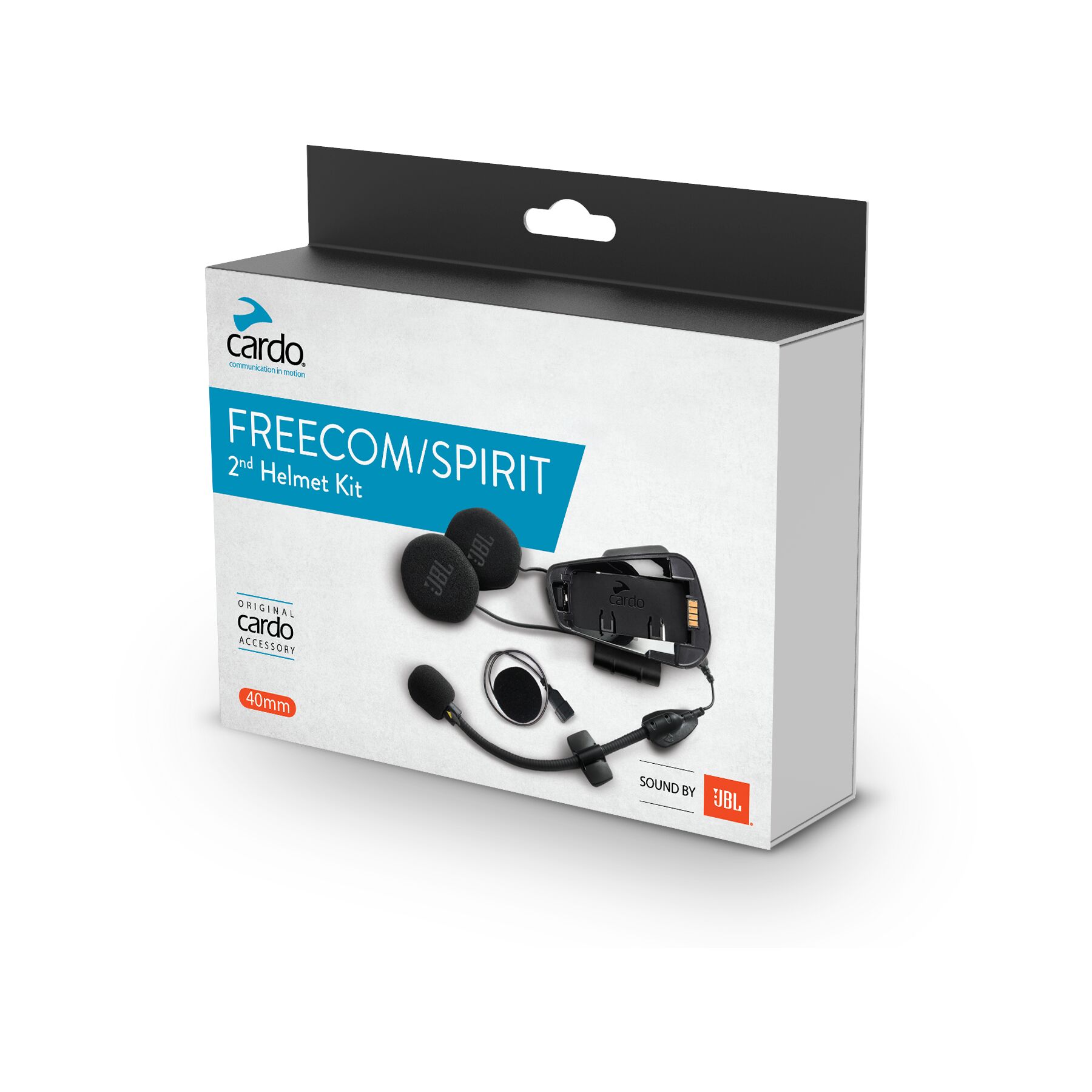 Cardo Freecom X / Spirit 2nd Helmet Kit JBL 40mm