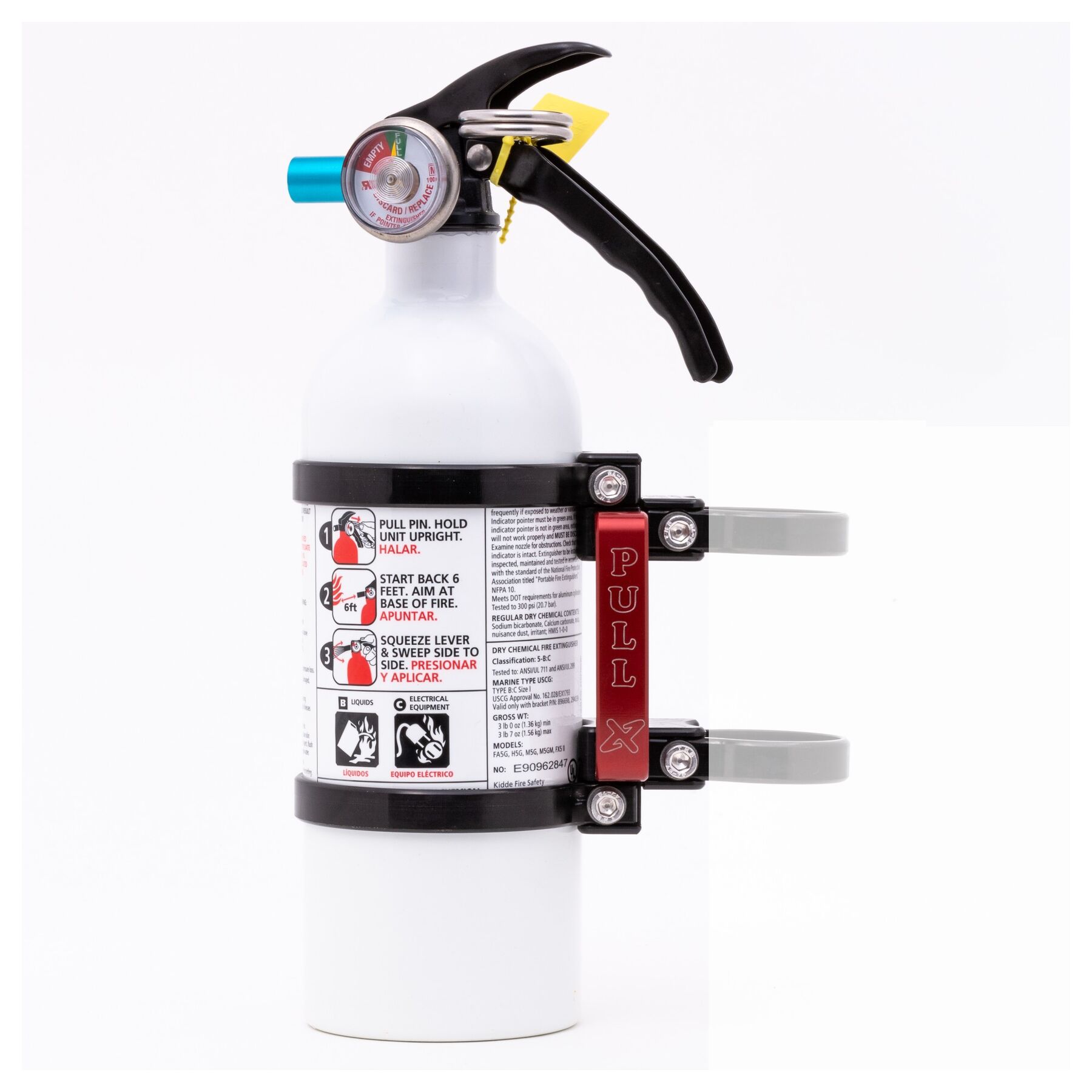 Axia Alloys Quick Release Fire Extinguisher Mount w/Fire Extinguisher