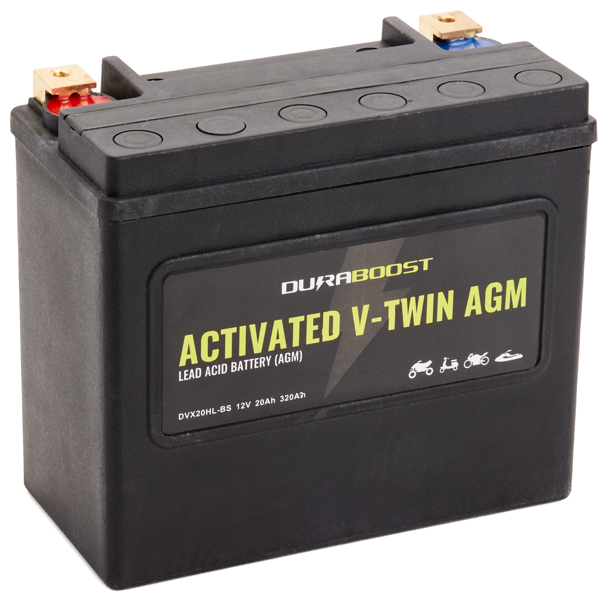 /motorcycle/duraboost-v-twin-dvx20hl-bs-activated-agm-battery-for-harley