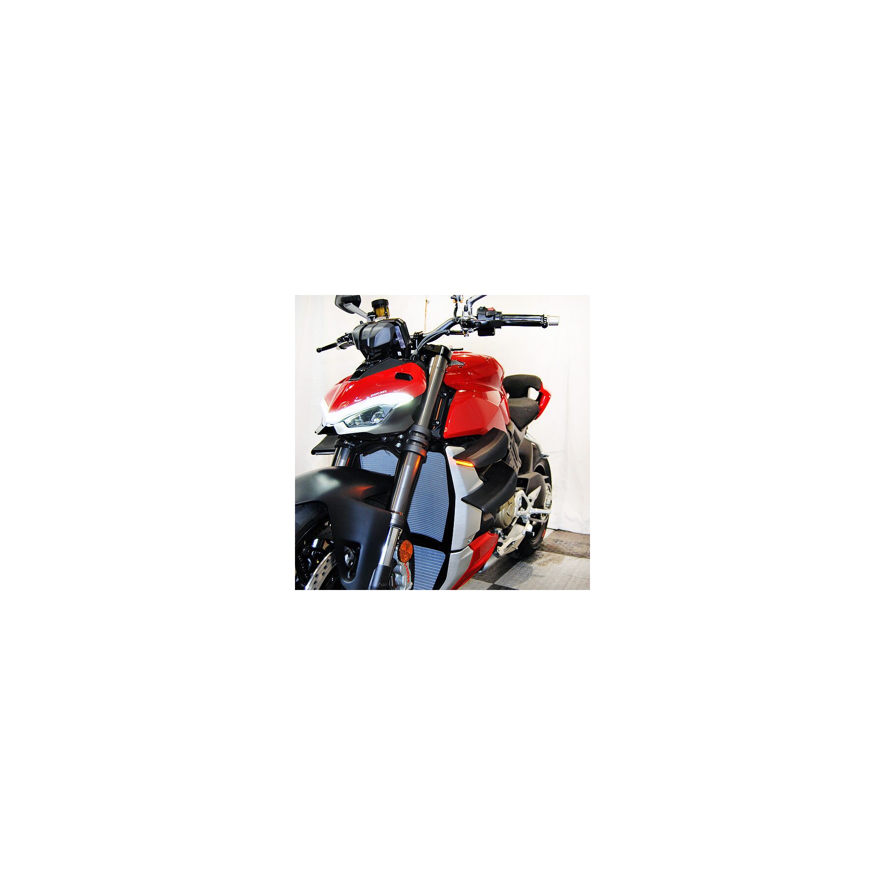 New Rage Cycles LED Front Turn Signals Ducati Streetfighter V2 / V4 20
