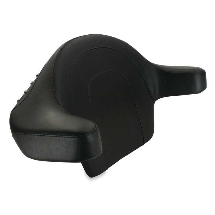 Mustang Extended Arm Wrap-Around Backrest For Harley Touring 2014-2025 Smooth Standard