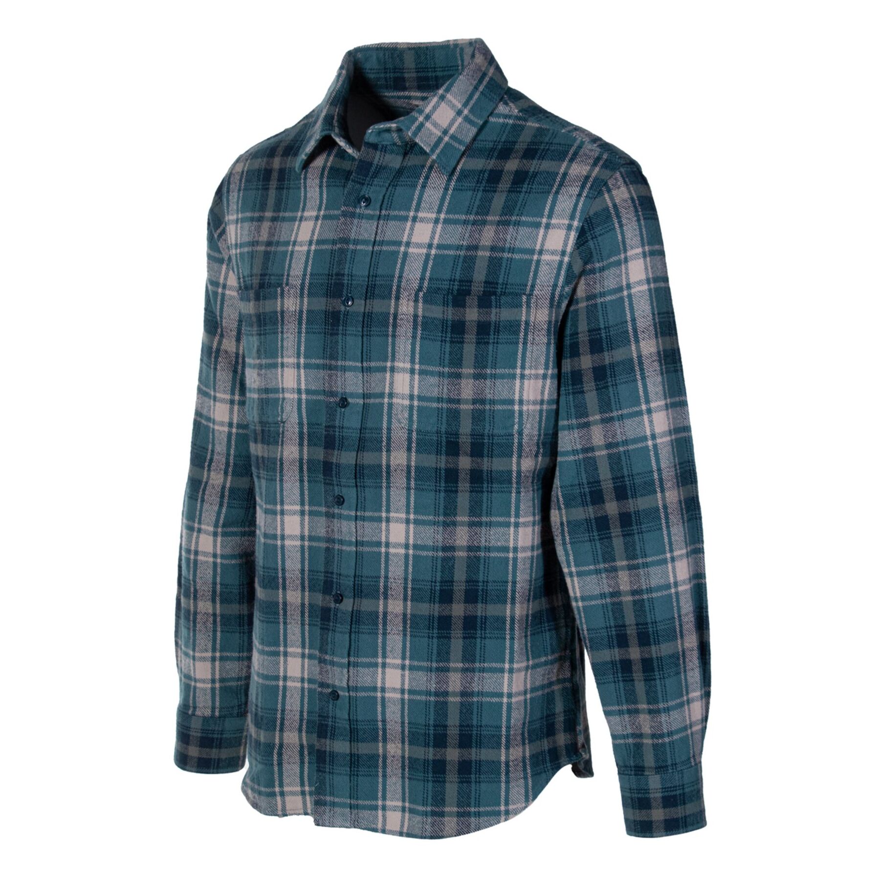 Schott Plaid Flannel Shirt (SM)
