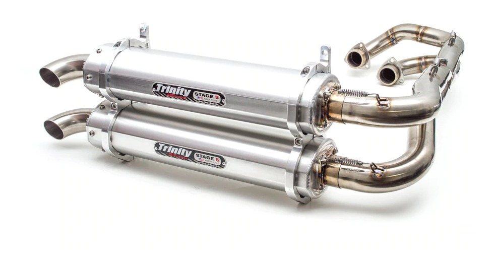 Trinity Racing Stage 5 Exhaust System Polaris General / RZR S 1000 2016-2018 Dual System