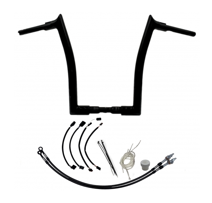 Fat Baggers Inc. 1 1/2" Pointed Top EZ Install Handlebar Kit For Harley Road King Special 2018-2020 16"