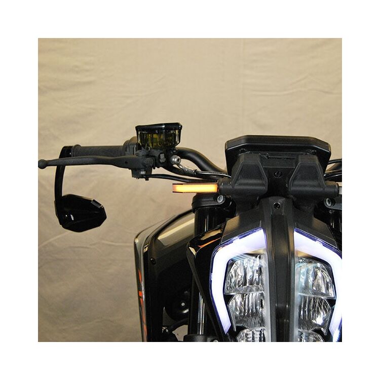 New Rage Cycles LED Front Turn Signals KTM 890 Duke / R / GP 2020-2023 Without Dual Load Equalizer