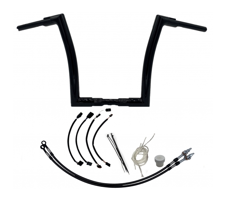 Fat Baggers Inc. 1 1/2" Flat Top EZ Install Handlebar Kit For Harley Road King Special 2021-2025 14"
