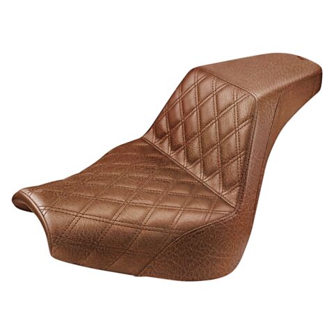 Saddlemen Step-Up LS Lattice Stitch Seat For Harley Softail FXBR/S 2018-2025
