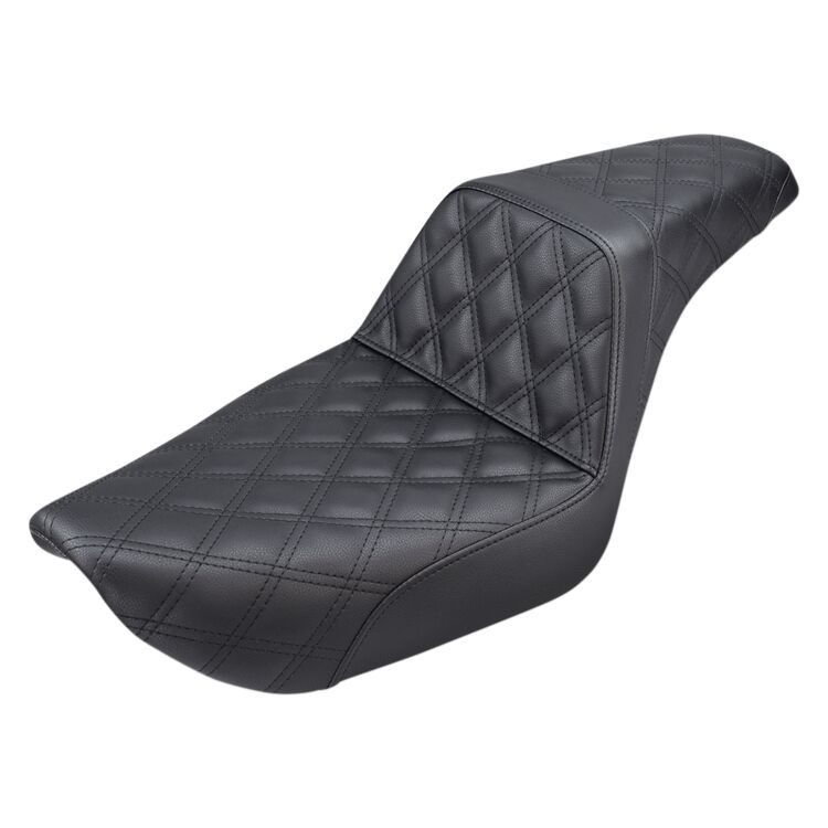 Saddlemen Step-Up LS Lattice Stitch Seat For Harley Dyna 1996-2003