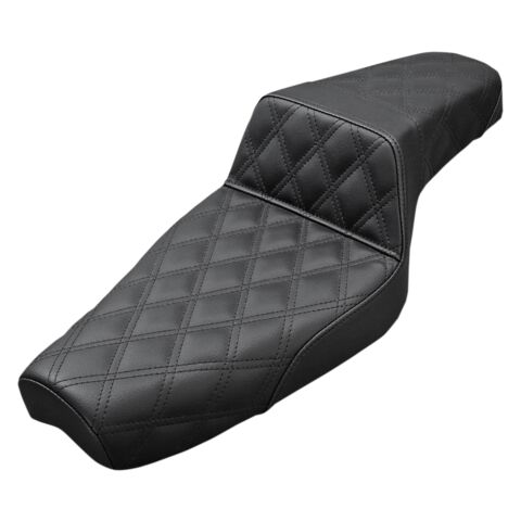 Saddlemen Step-Up LS Lattice Stitch Seat For Harley Sportster With 4.5