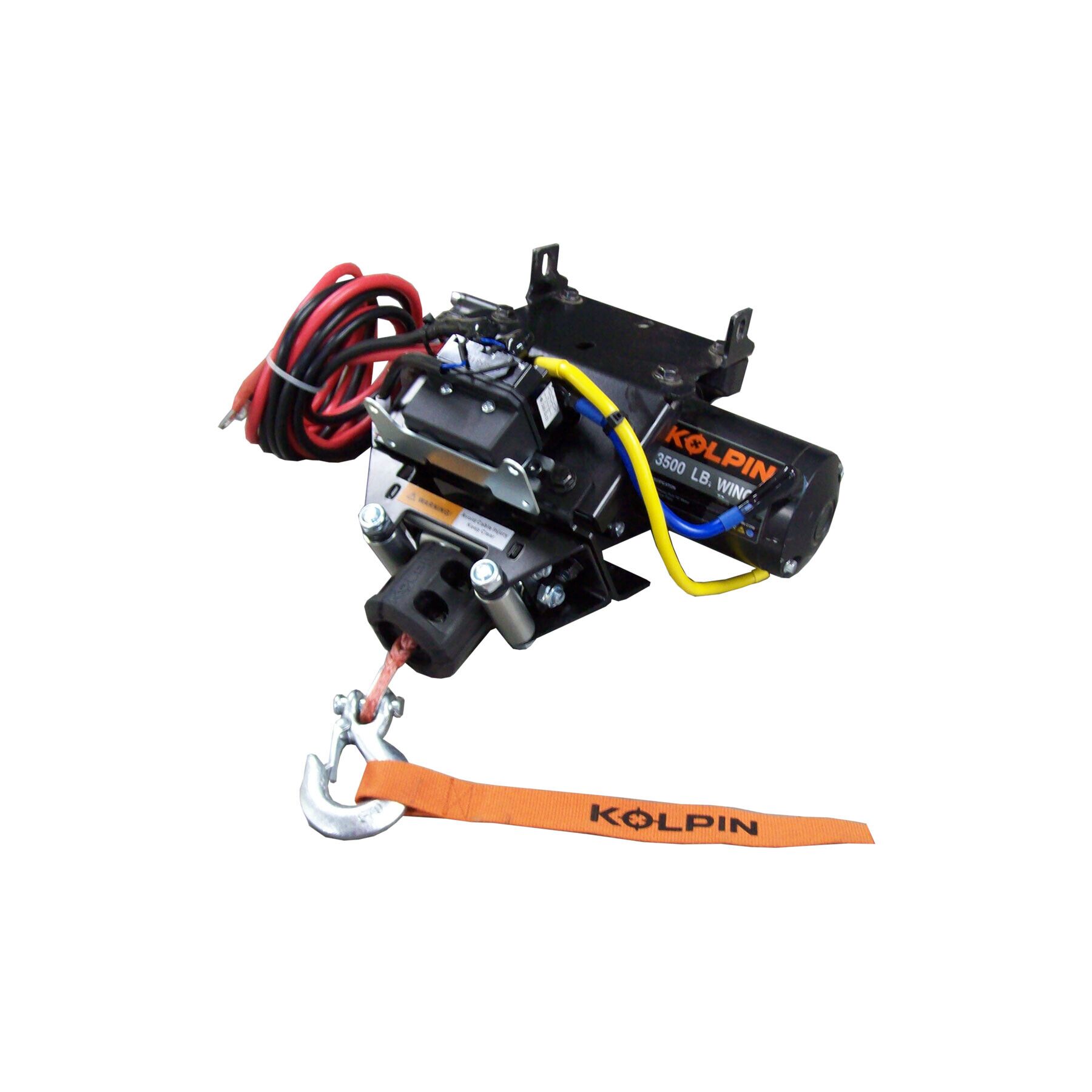 Kolpin Outdoors Quick Mount Synthetic Cable Winch 3500lb Honda TRX420 