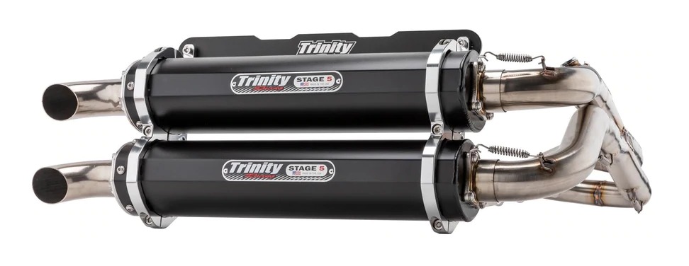 Trinity Racing Stage 5 Exhaust System Polaris RZR RS1 2018-2019 Dual Muffler