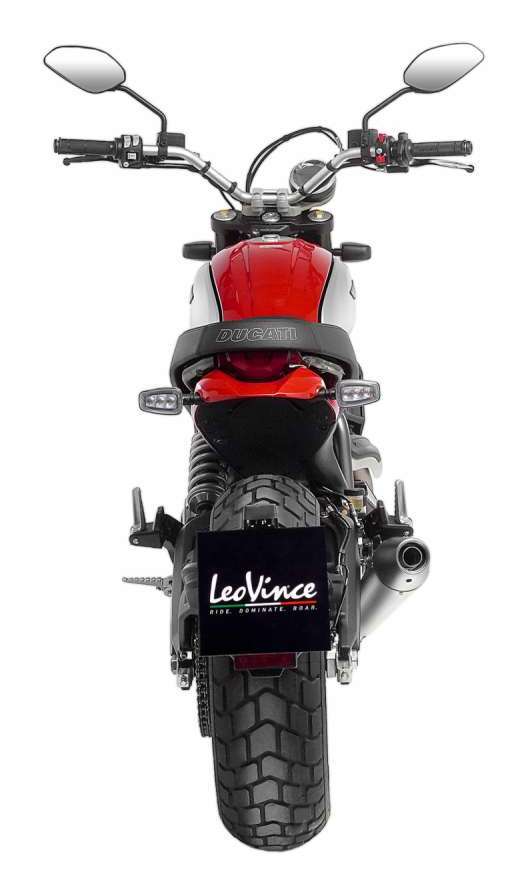 LeoVince GP Style EVO II Slip-On Exhaust Ducati Scrambler Icon