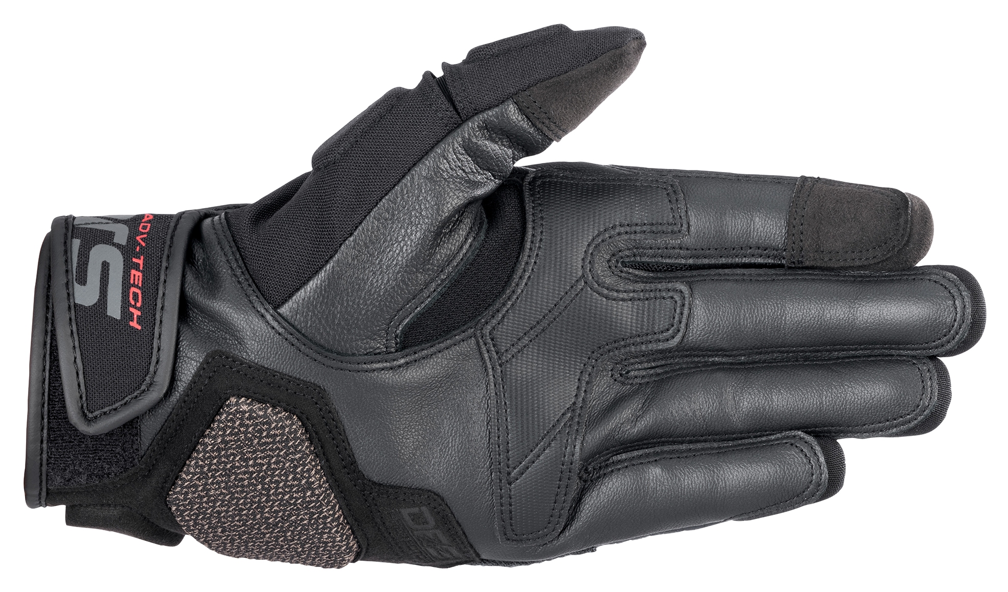わ*か様 Alpinestars Halo Leather Gloves XL Halo Leather Gloves - BLACK ADVENTURE Gloves