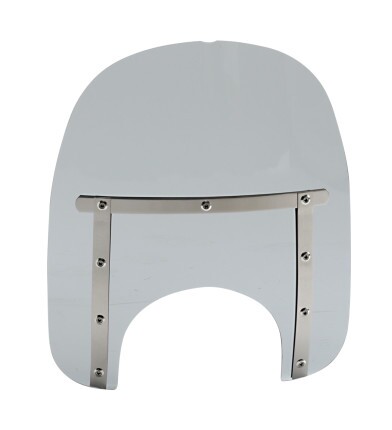 Memphis Shades Memphis Slim Windshield With 9" Headlight Cutout 15" Tall